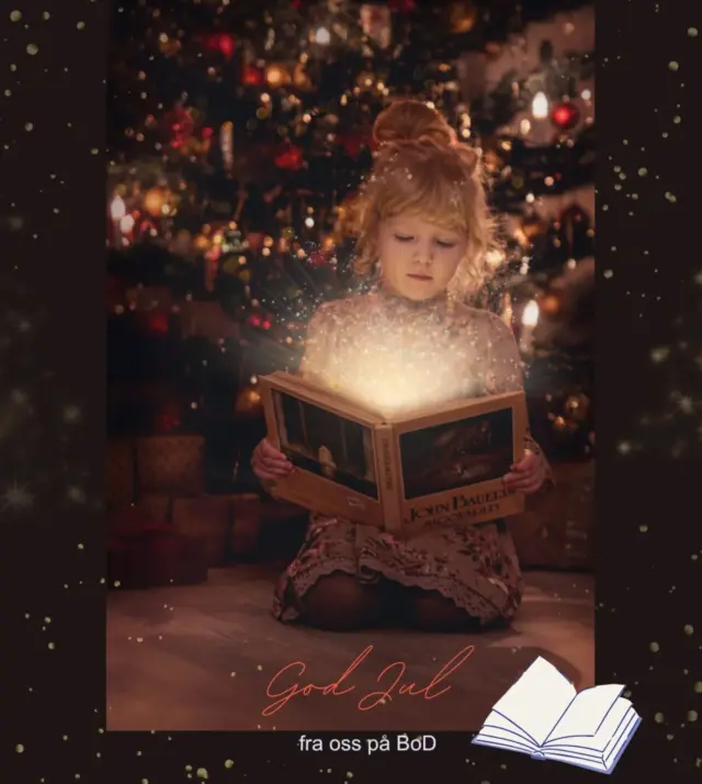 God jul fra oss i BoD! 🎄✨ Julen er den perfekte tiden for å senke tempoet, finne roen og drømme seg bort i gode bøker. Vi tror på bokdrømmer, og håper du får magiske lesestunder denne høytiden.

#BoDNorge #boktrykk #egenutgivelse #indieforfatter #skriveliv